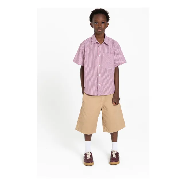 Chemise Rogue Rayée | Brique