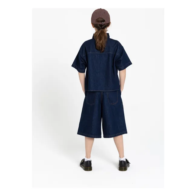 Chemise Denim Harper | Bleu foncé