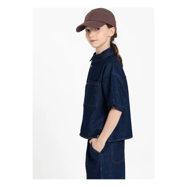 Chemise Denim Harper | Bleu foncé