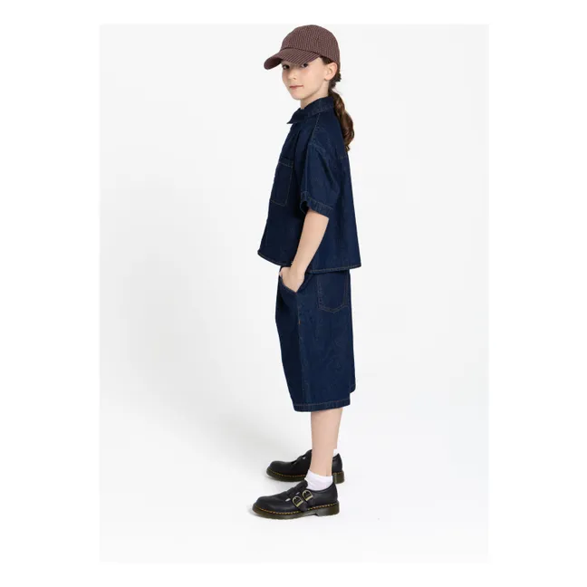 Chemise Denim Harper | Bleu foncé