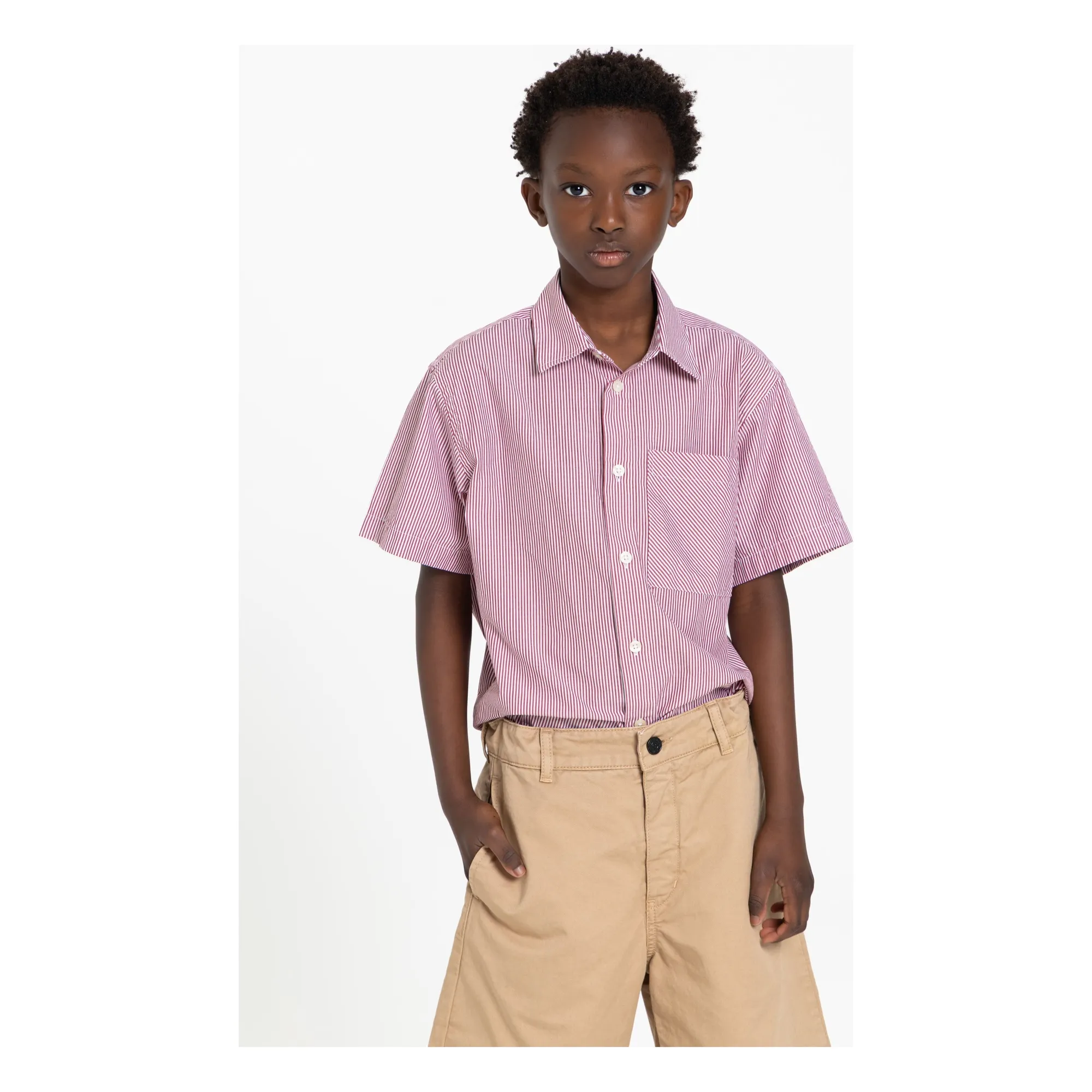 Chemise Rogue Rayée | Brique- Image produit n°9