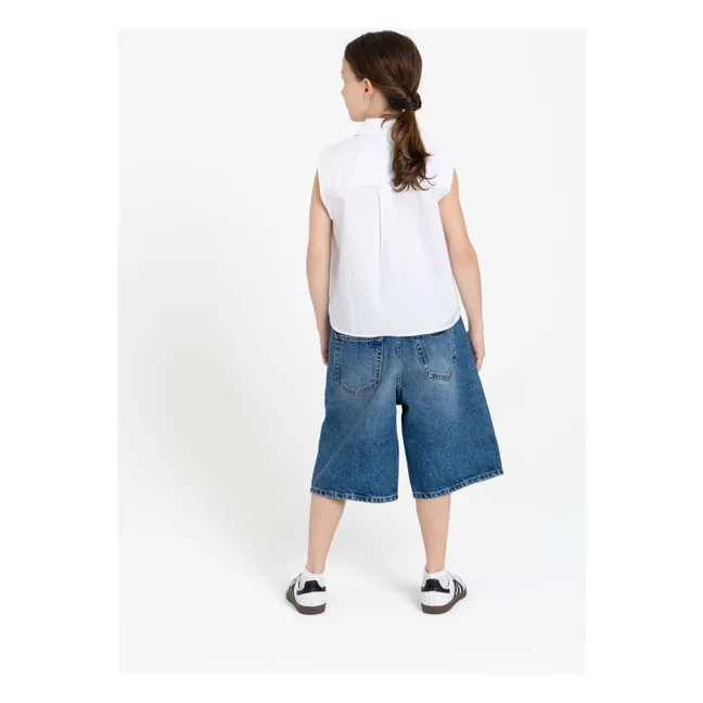 Chemise Sans Manches Ella | Blanc