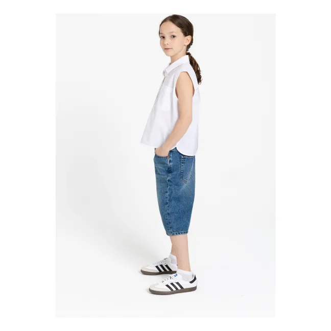 Chemise Sans Manches Ella | Blanc