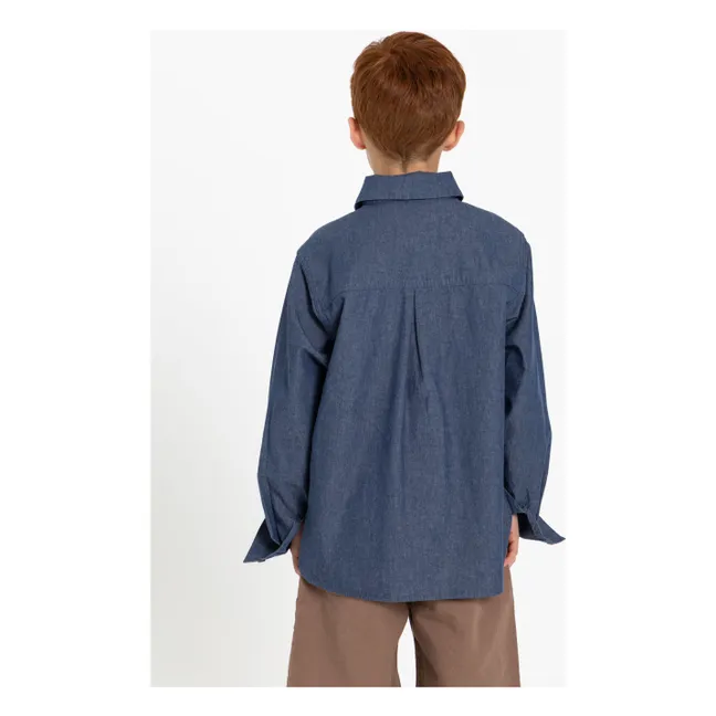 Chemise Denim Enara | Bleu