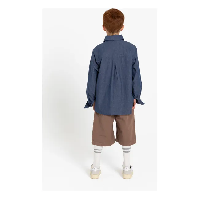 Chemise Denim Enara | Bleu