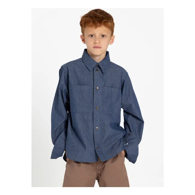 Chemise Denim Enara | Bleu