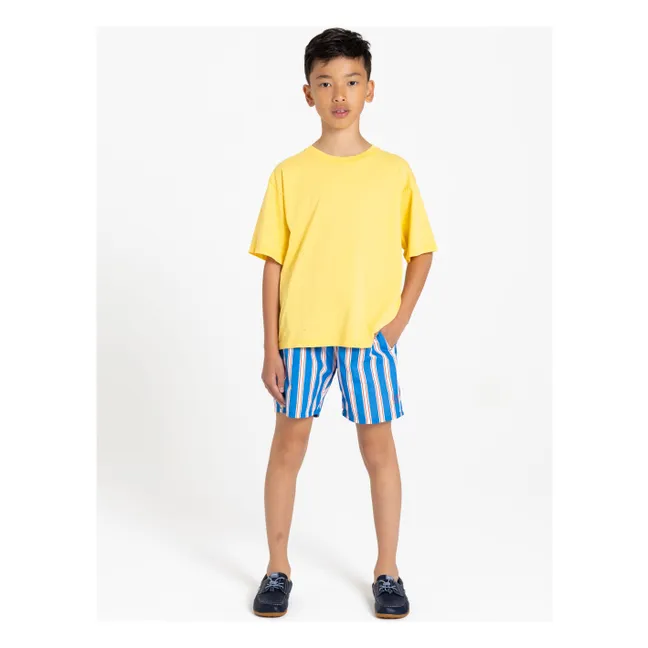Nils Organic cotton T-shirt | Fluorescent yellow