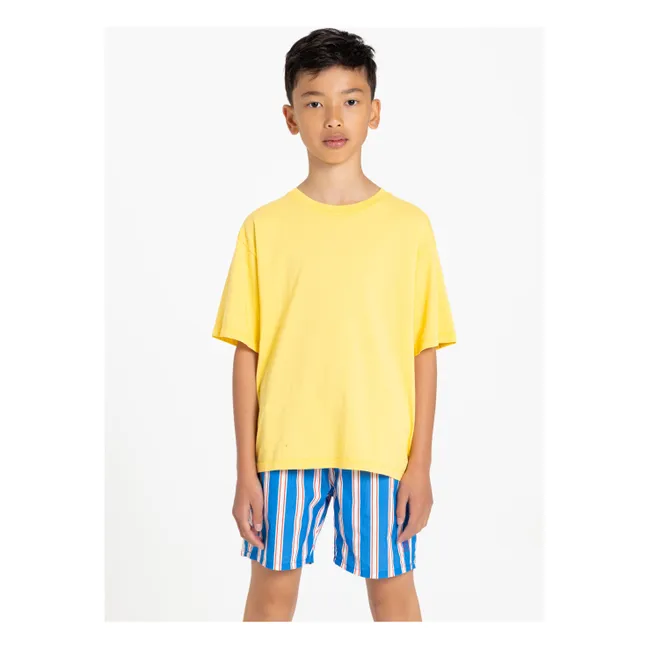 Nils Organic cotton T-shirt | Fluorescent yellow