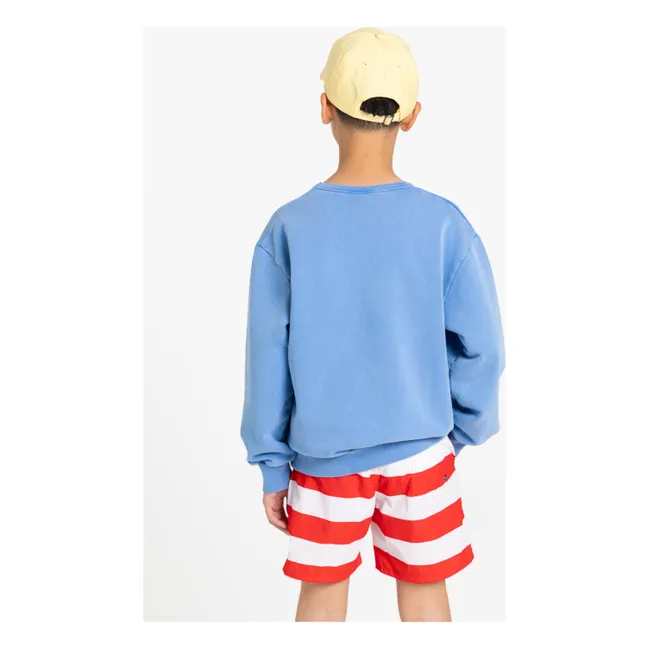 Sudadera Arlo de algodón orgánico | Azul Rey