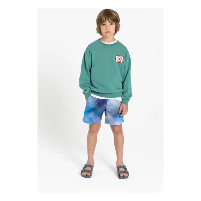 Ryde Wheelers organic cotton sweatshirt | Emerald green