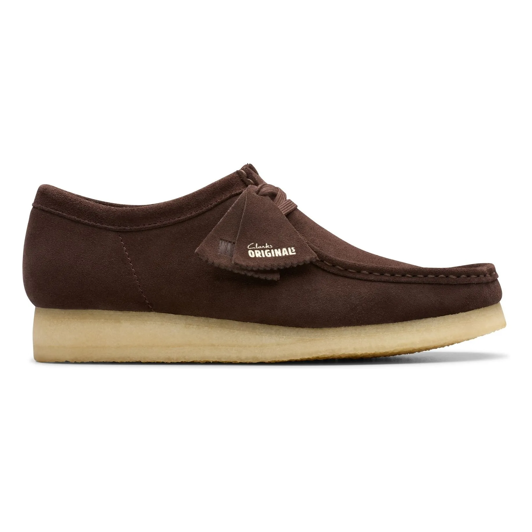 Clarks Dark Brown Wallabe Shoes