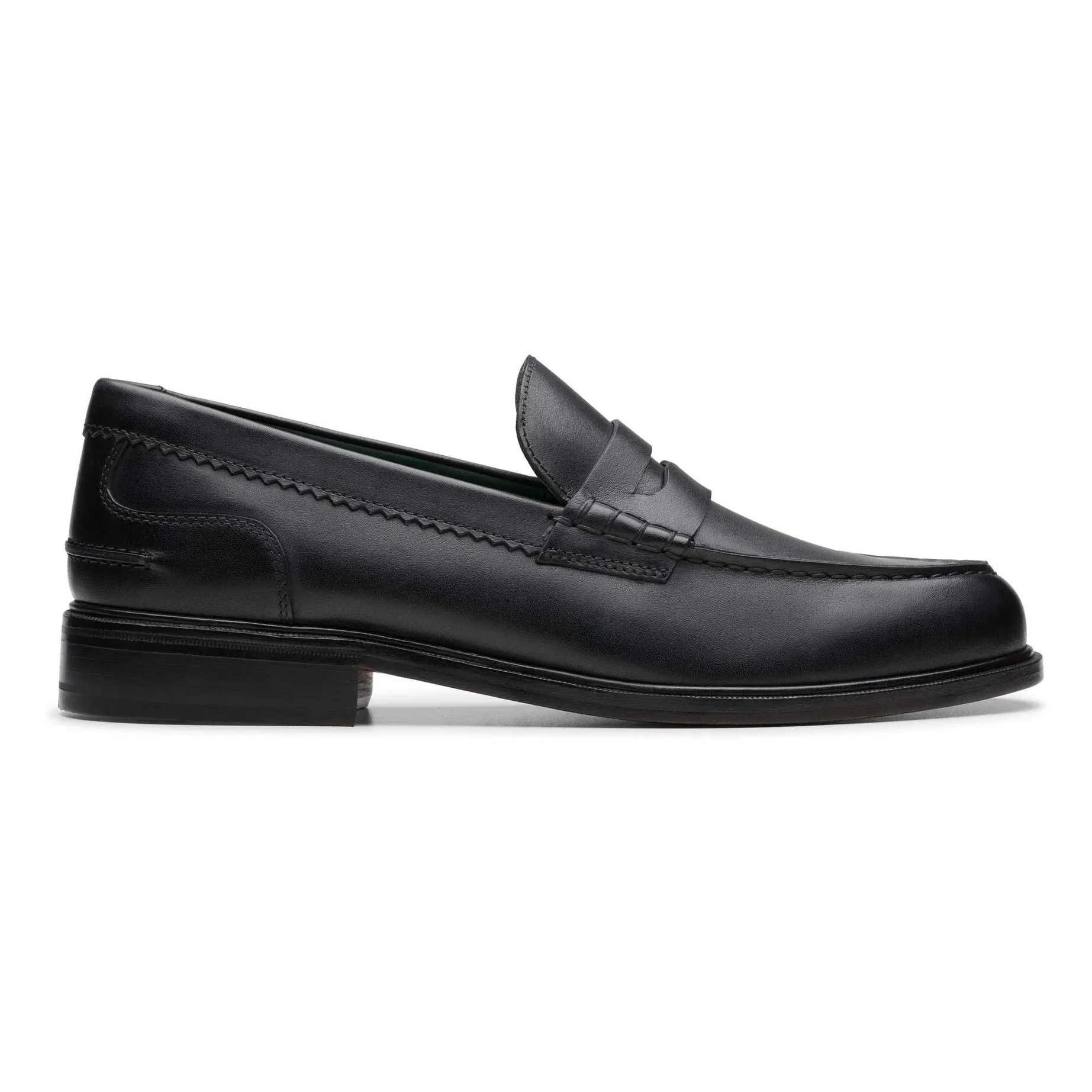 Clarks Black Craft James Lo Loafers Leather