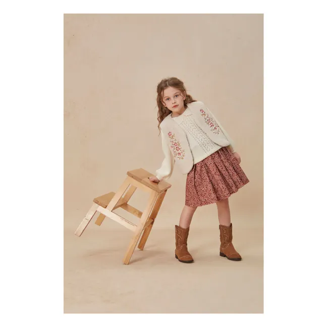 Gilet Sans Manches Réversible Victoria | Ecru