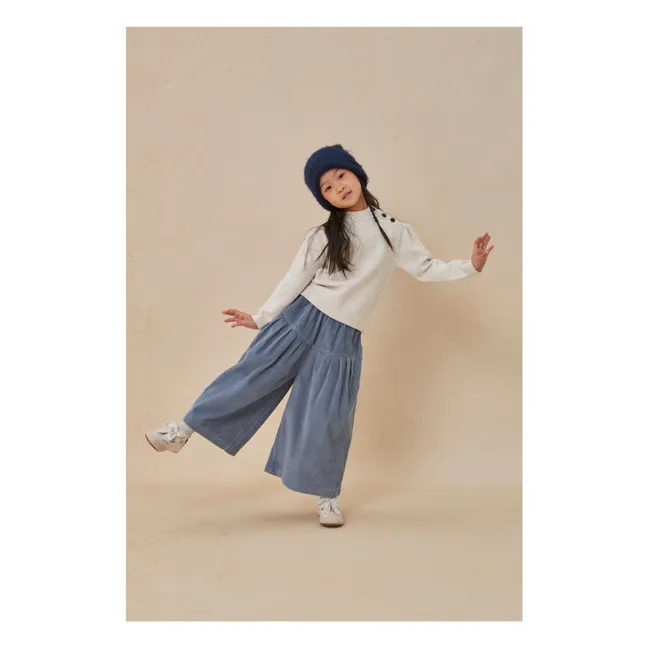 Pantalon Yusu Velours Côtelé | Bleu pâle