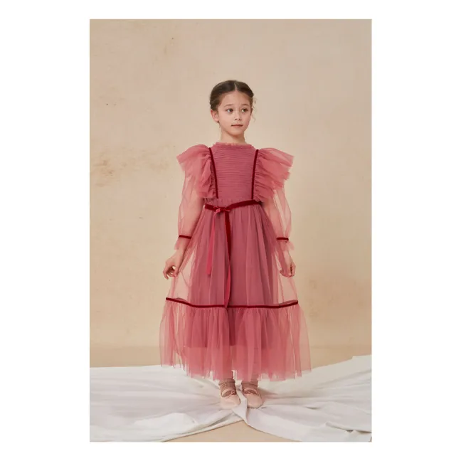 Robe Emilie Tulle | Vieux Rose