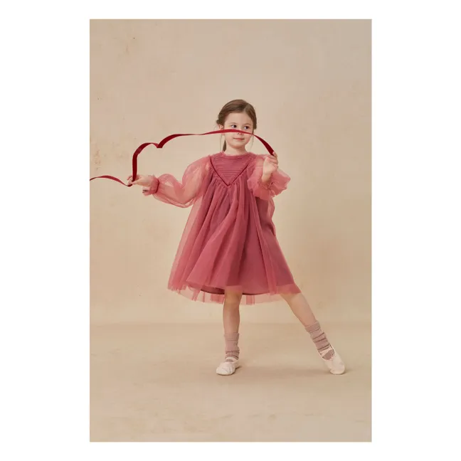 Robe Sandra Tulle | Vieux Rose