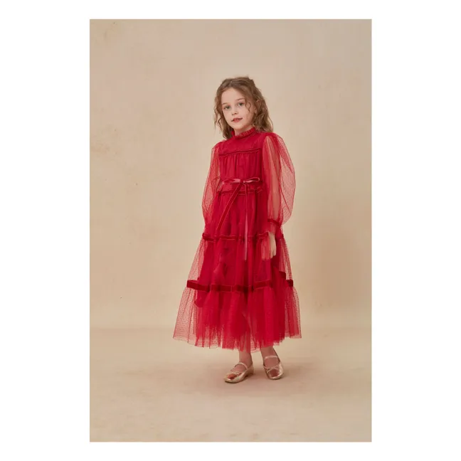Robe Valentina Tulle | Rouge