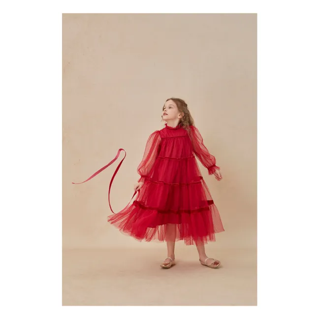 Robe Valentina Tulle | Rouge