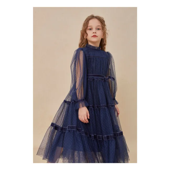 Robe Valentina Tulle | Bleu marine