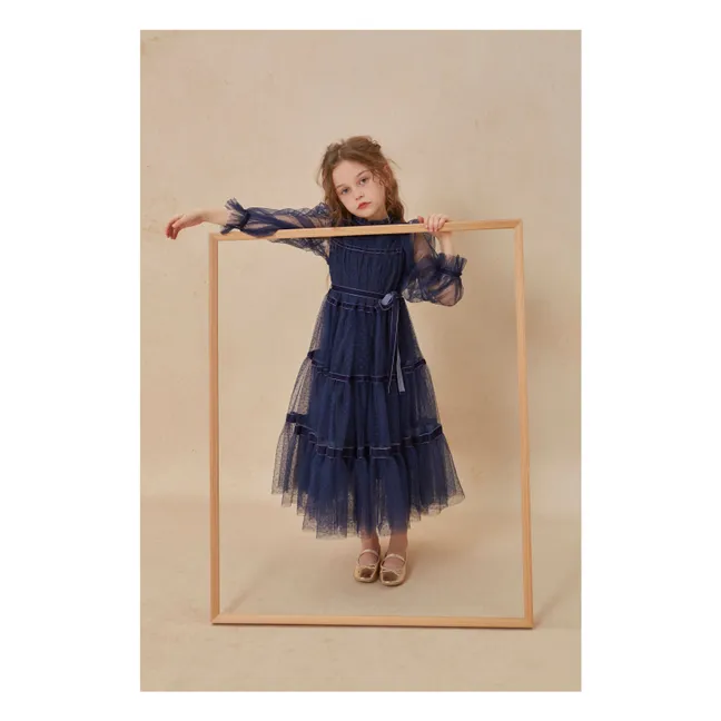 Robe Valentina Tulle | Bleu marine