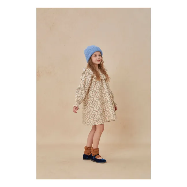 Robe Debbie Fleurie | Ecru