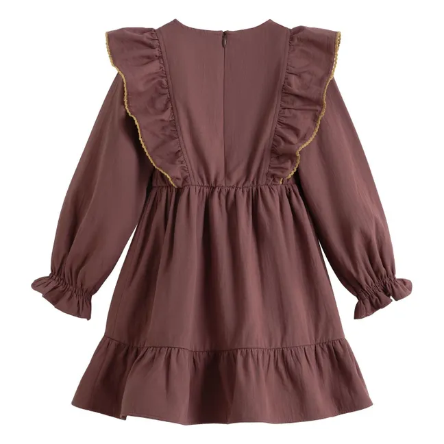 Embroidered Dove Dress | Dusty Pink