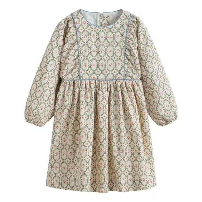 Robe Kana Fleurie | Ecru