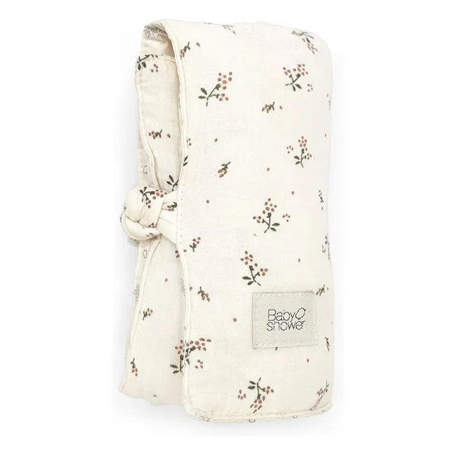 Matelas à langer de voyage Knot Roseberry | Ecru