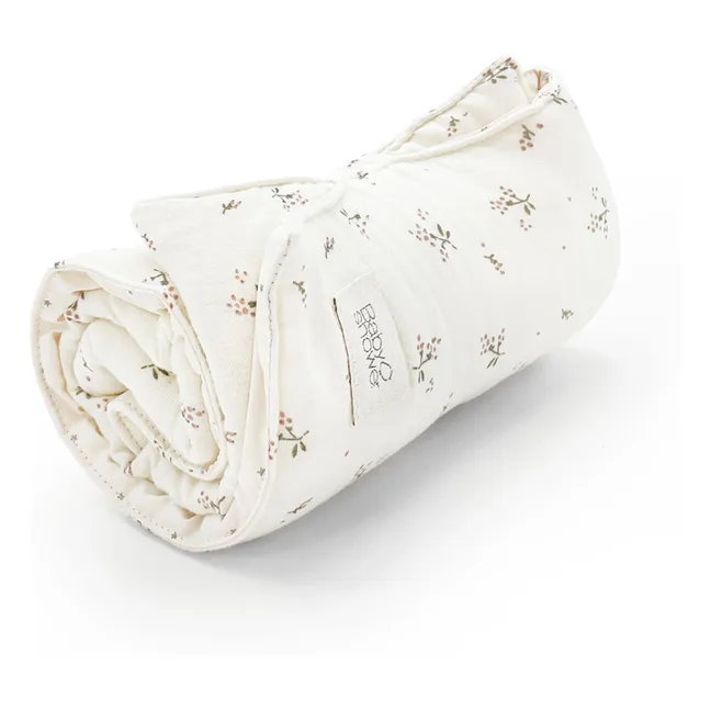 Matelas à langer de voyage Knot Roseberry | Ecru