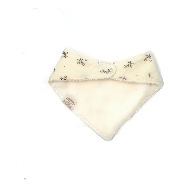 Bavoir bandana Roseberry | Ecru