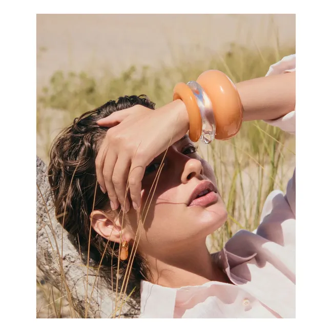 Bracelet Ridge Cuff | Tangerine