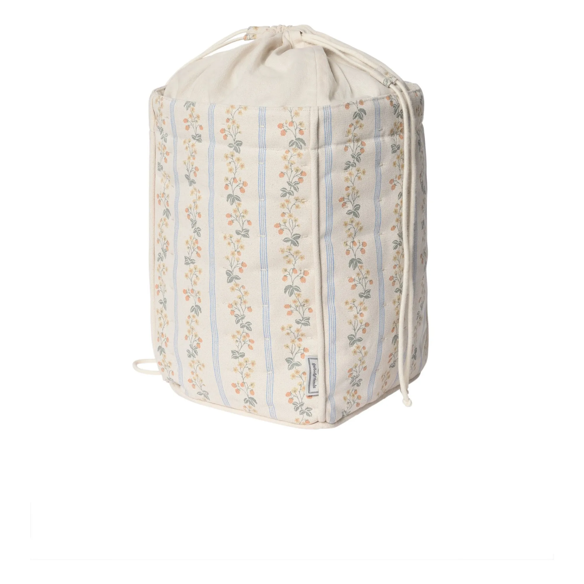 Garbo&Friends Ecru Strawberry Garland Storage Basket