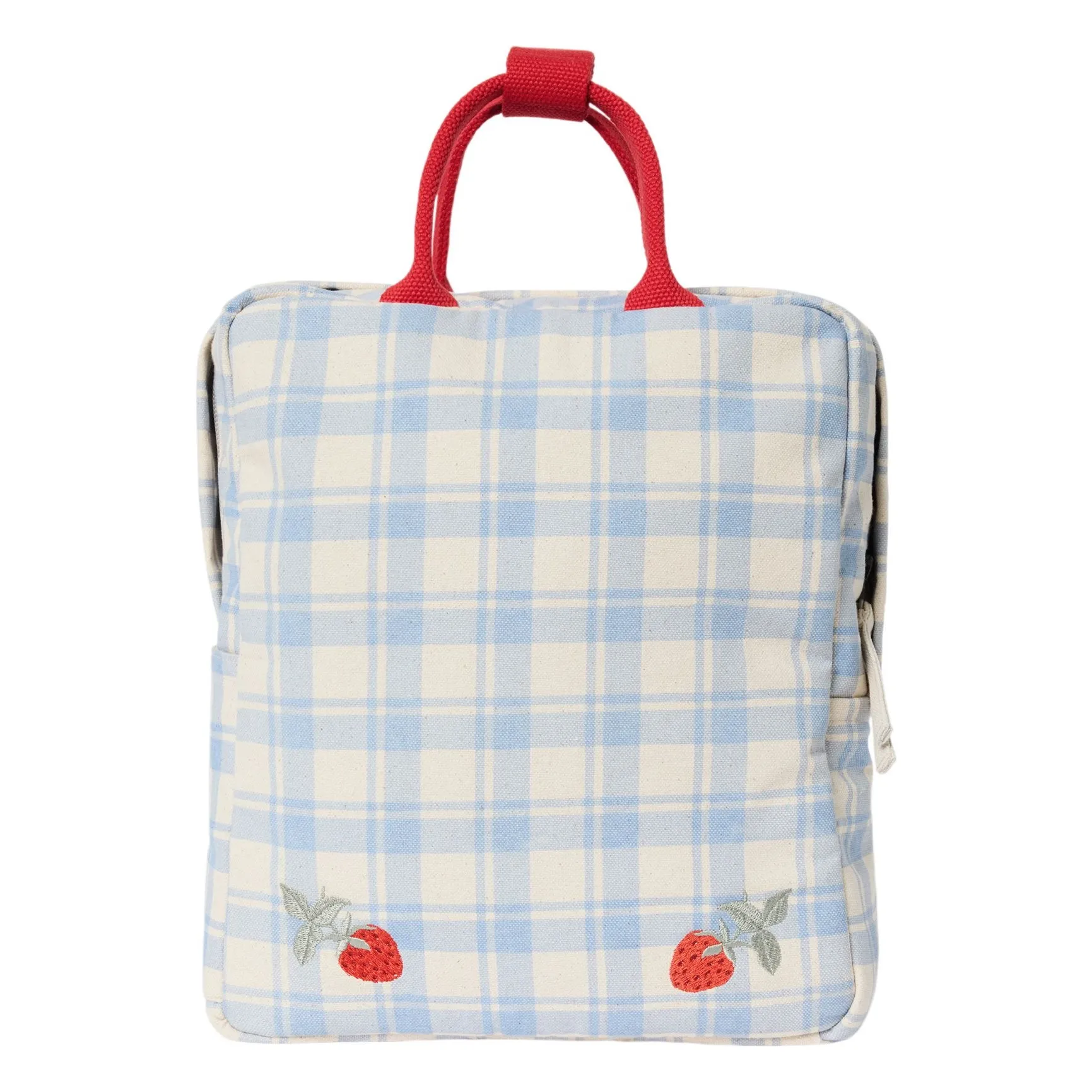 Garbo&Friends Light Blue Plaid Sky Backpack