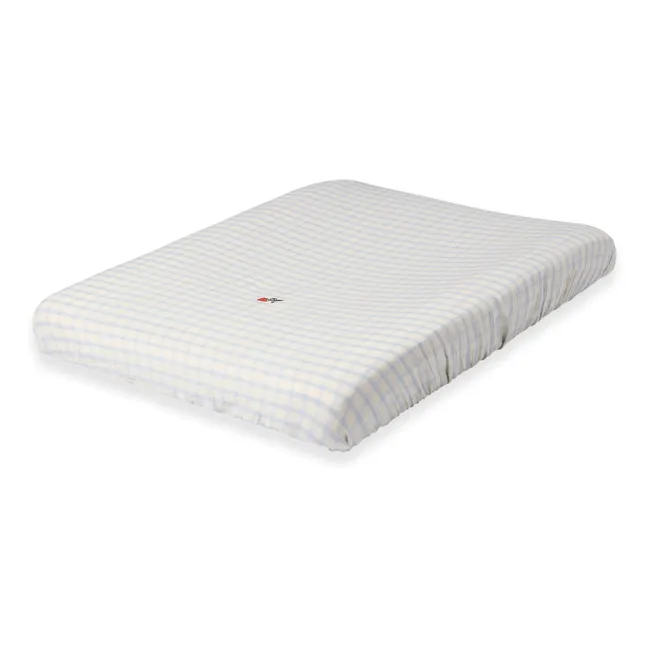 Housse de matelas à langer Gingham