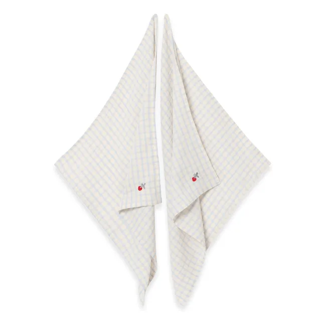Maxi-langes Gingham - Set de 2