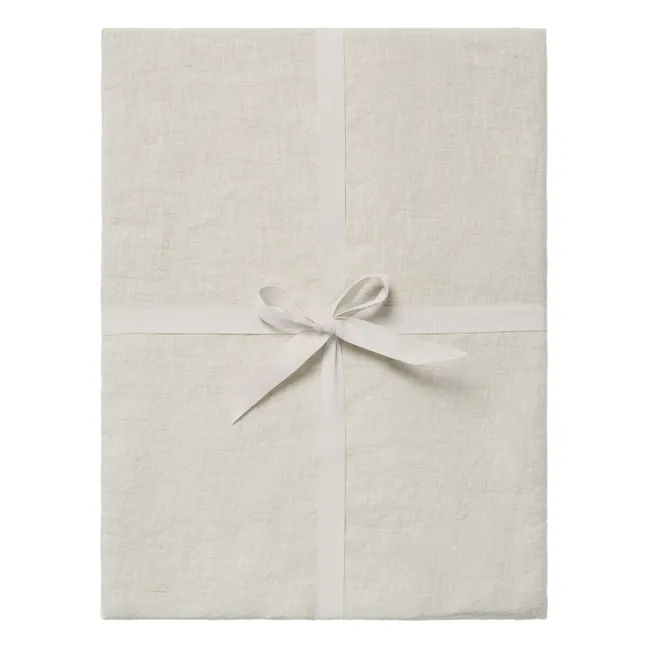 Drap-housse en lin | Beige