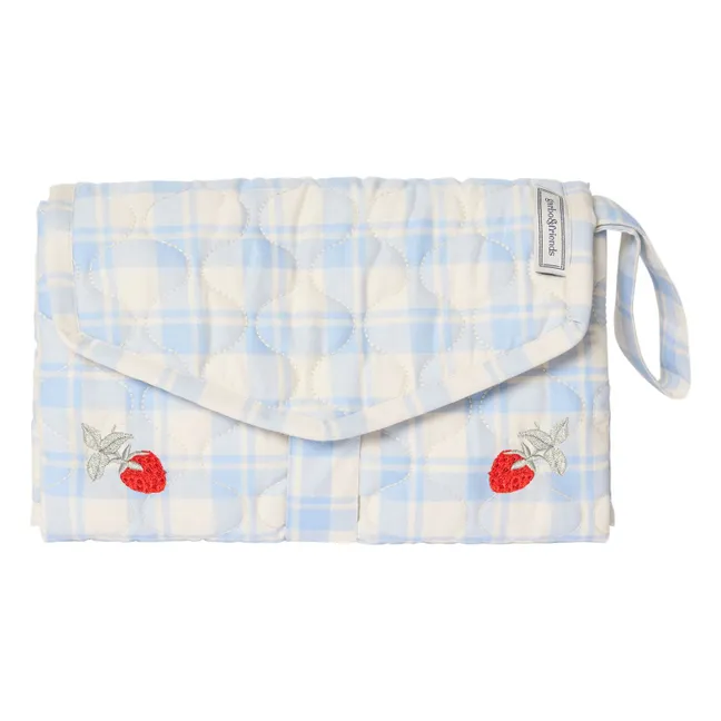 Plaid Sky travel changing mat