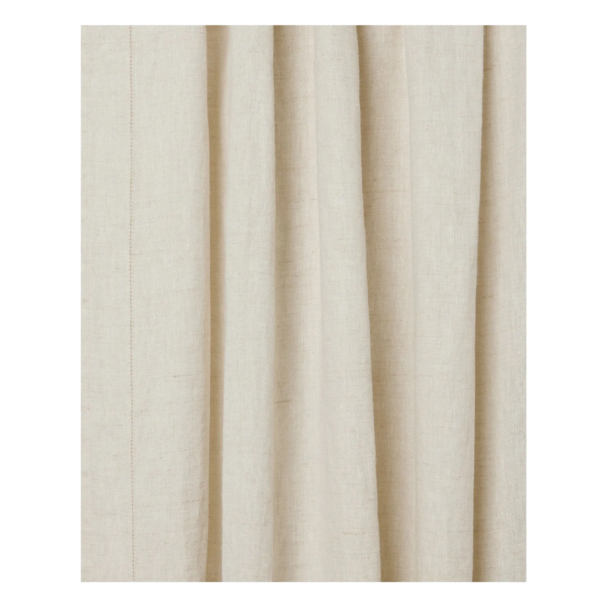 Garbo&Friends Beige Linen Curtain - Set Of 2