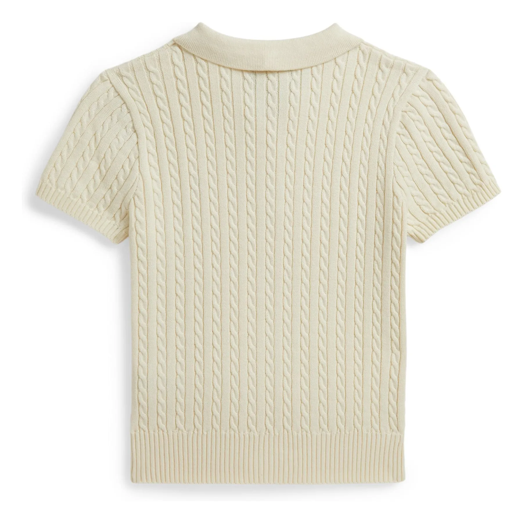 Polo Maille Fine | Crème- Image produit n°1