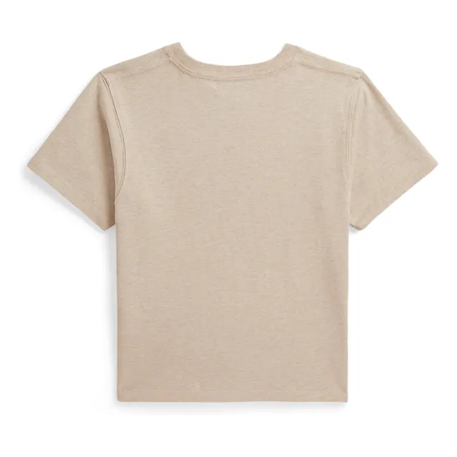 T-shirt Drapeau Américain | Beige