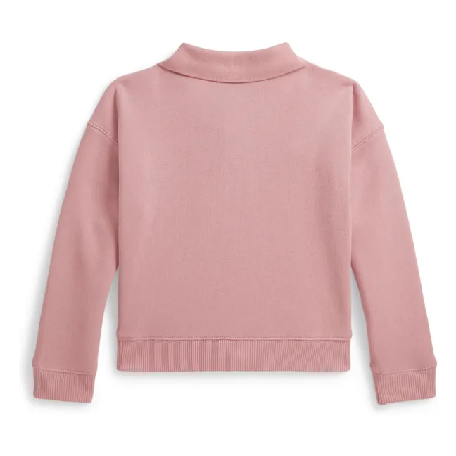 Sweat Polo | Rose poudré