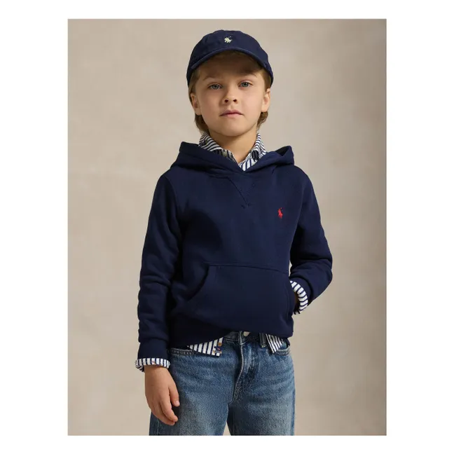 Sweat à Capuche Logo | Bleu marine