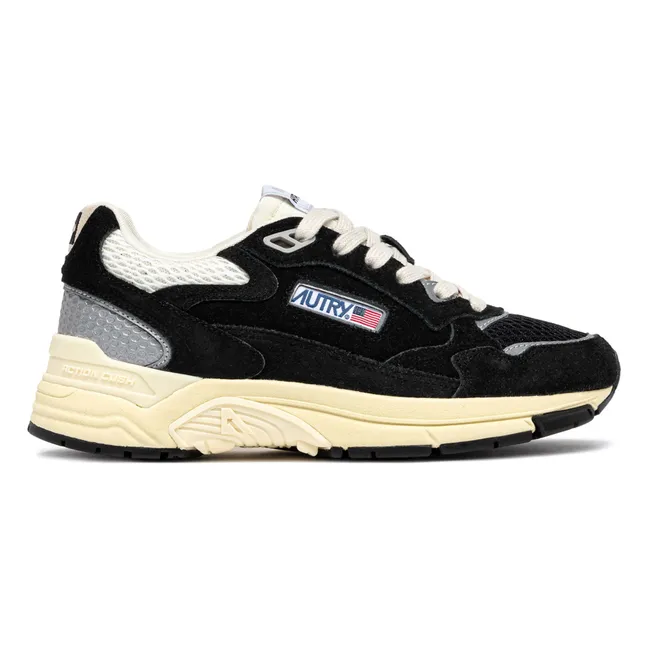 Hyperway Low Suede Sneakers | Black