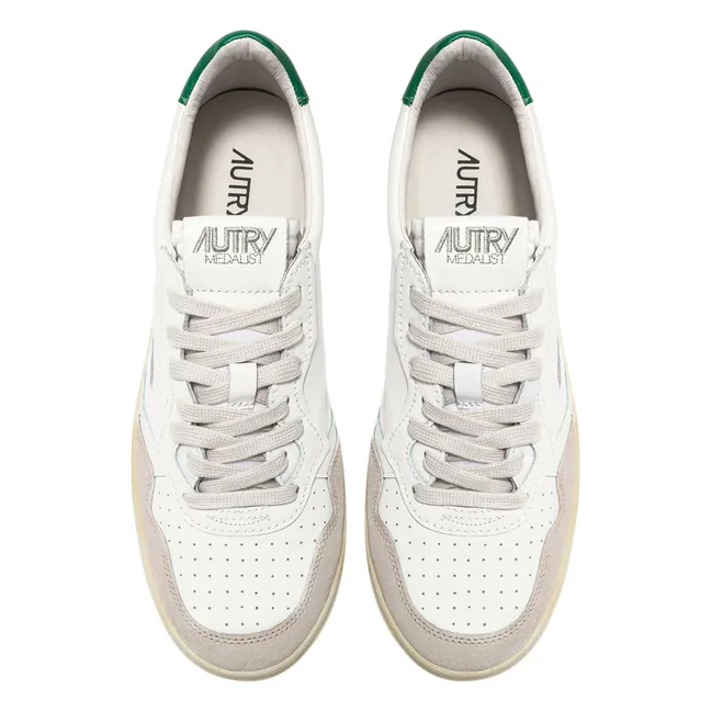 Zapatillas Medalist Low de piel y ante | Verde