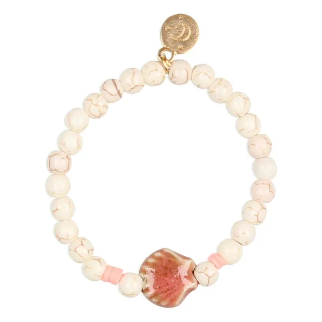 Bracelet Coquillage | Rose bonbon