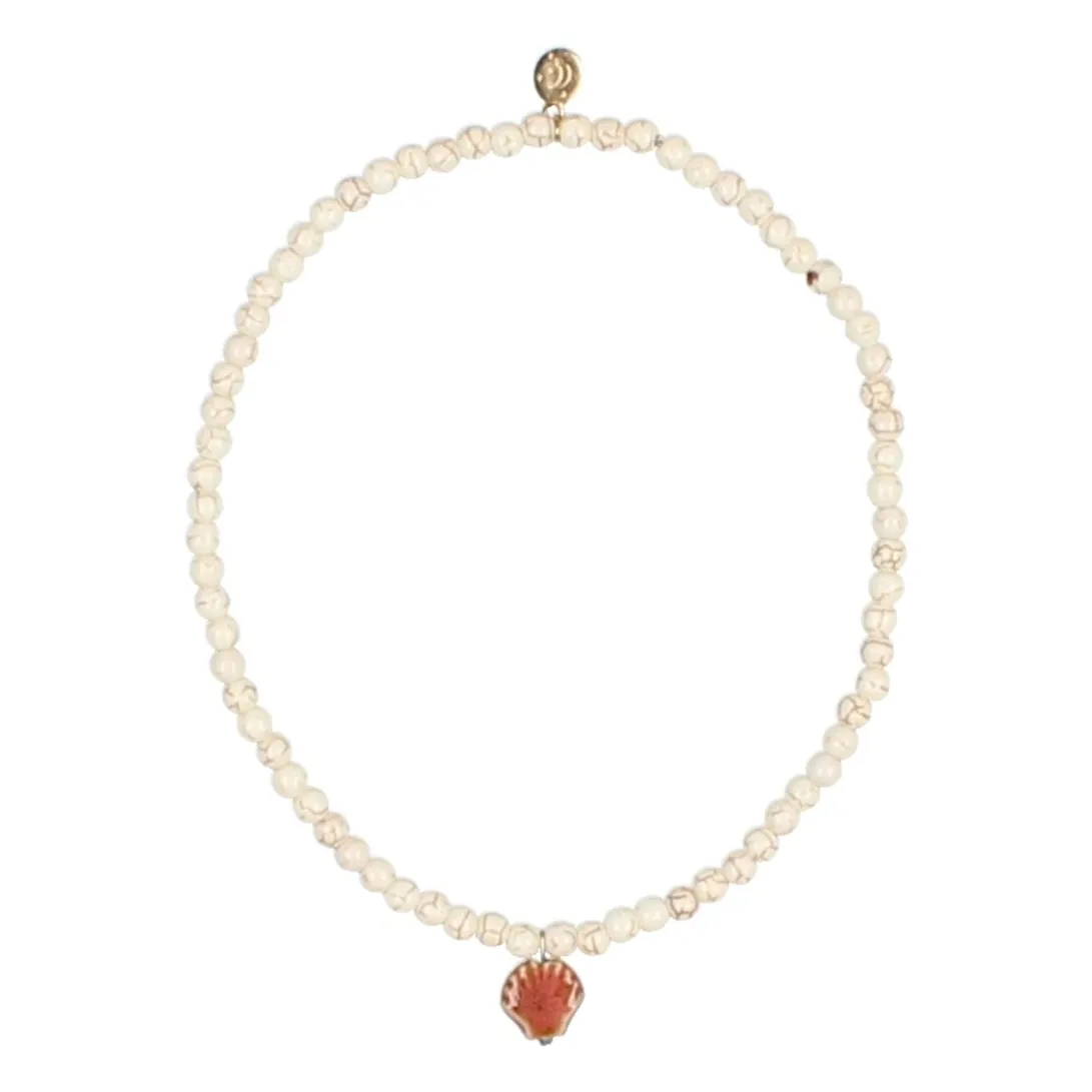 Búho Candy Pink Shell Necklace