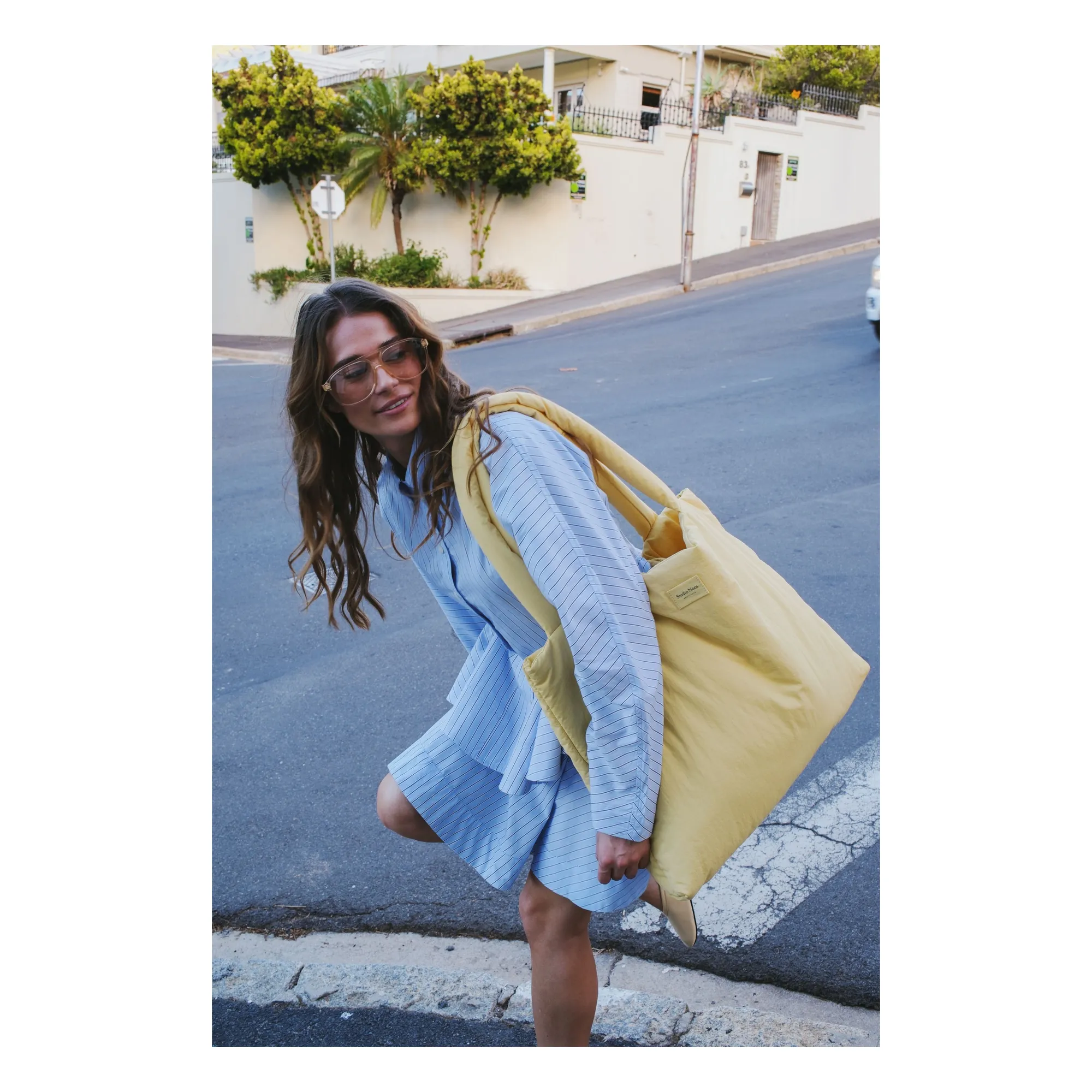 Sac mom-bag | Jaune pâle- Image produit n°2