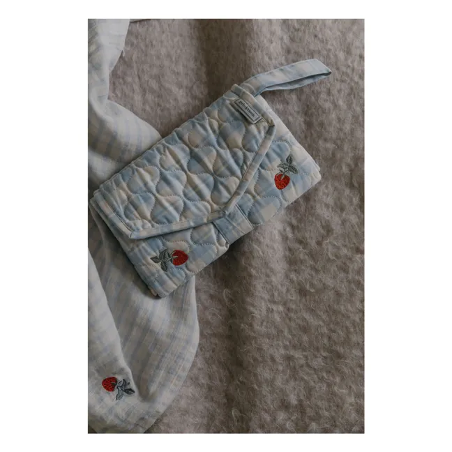 Plaid Sky travel changing mat