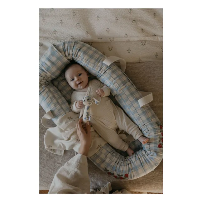 Bell Flower bunny rattle