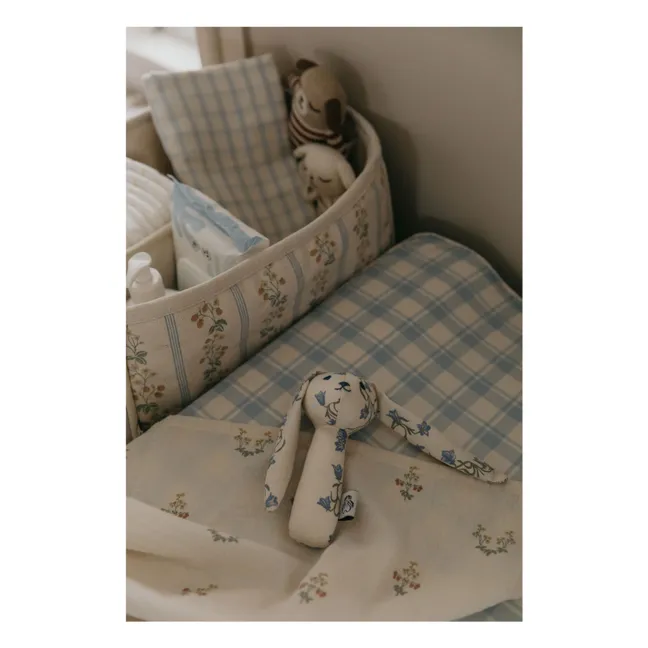 Bell Flower bunny rattle